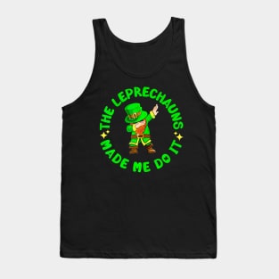 The Made Me Do It St Patricks Day Kids Boy Tank Top